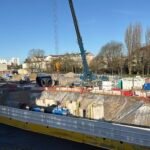 Chantier de doublement de conduite à l'usine de Neuilly-sur-Marne