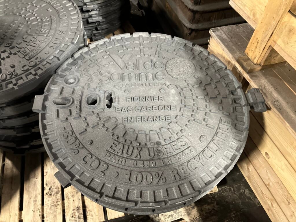 Plaque d’égout en fonte décarbonée St Gobain PAM