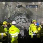 Quelques images de l'équipe Systra lors du percement Crédit Systra