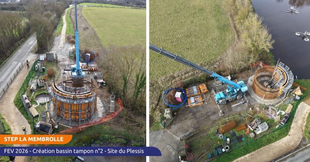 Chantier de la STEP La Membrolle