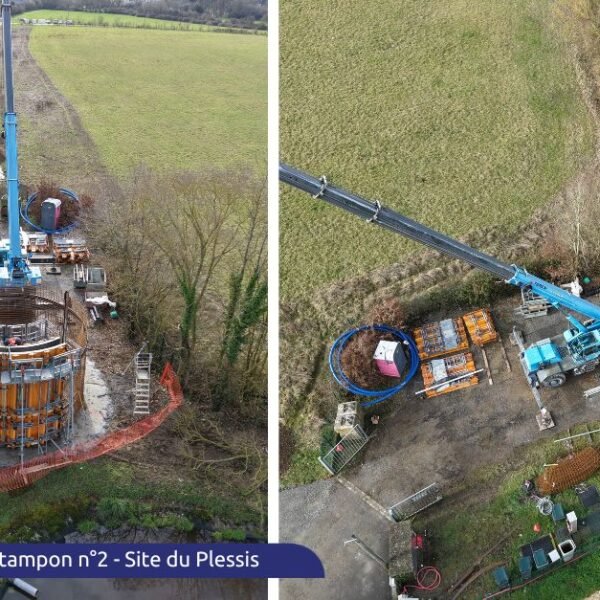 Chantier de la STEP La Membrolle