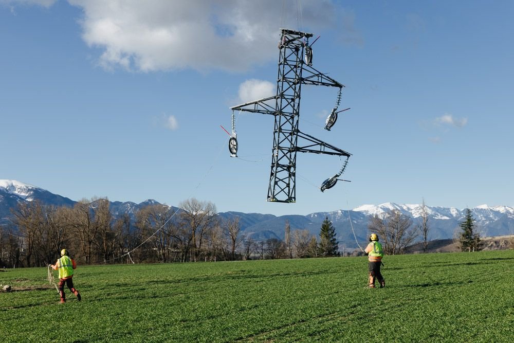 Pyrénées-Orientales : rénovation d’une ligne 63 kV