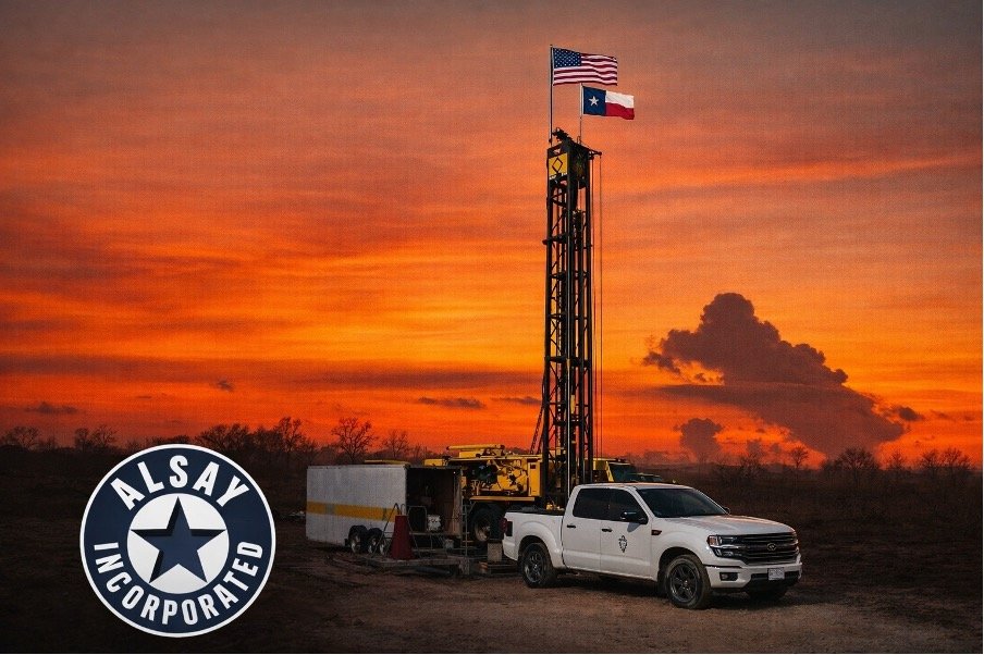 Opérations de forage d'Alsay Inc. sur le terrain